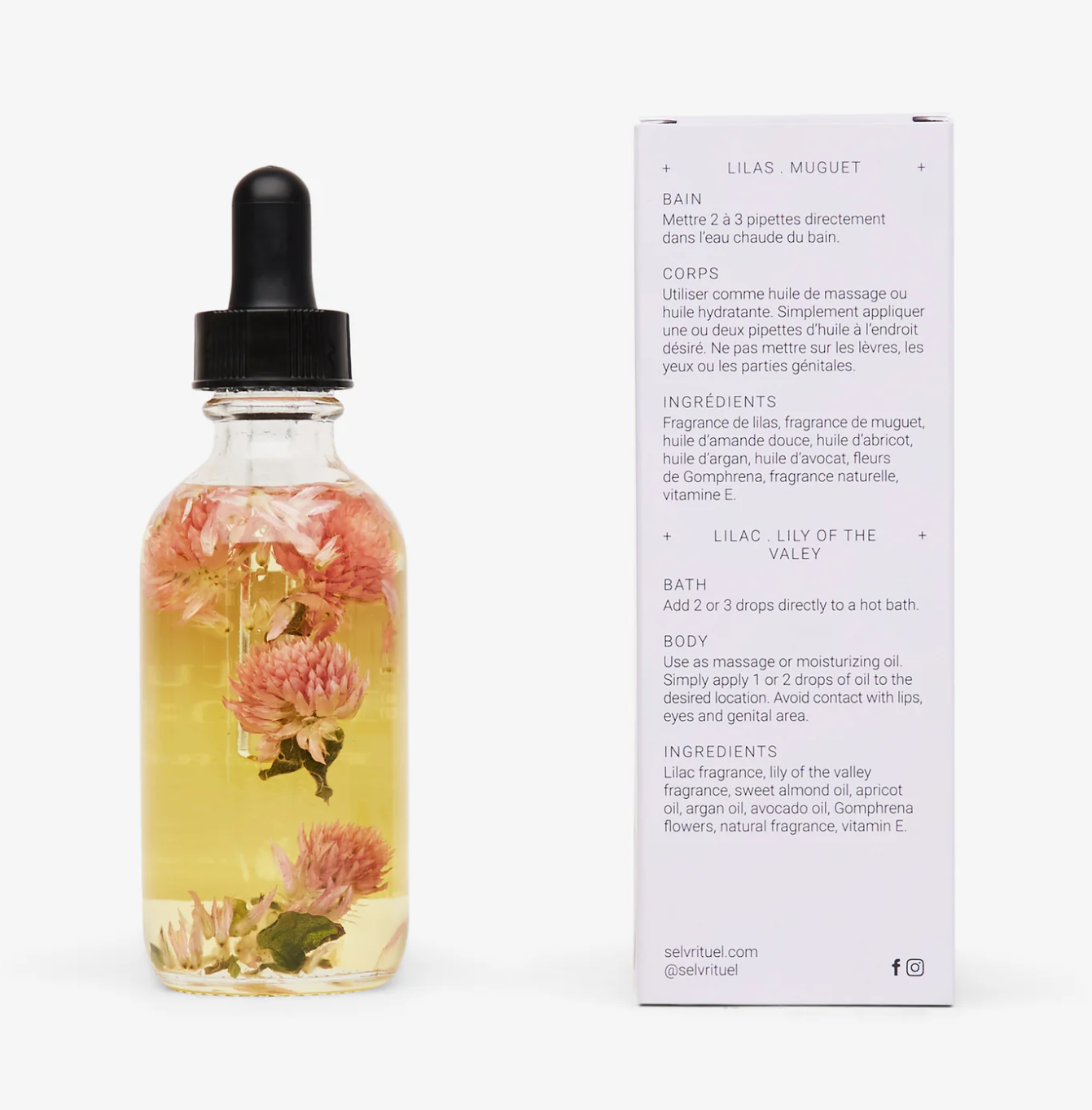 HUILE BOTANIQUE BAIN ET CORPS BLOMST