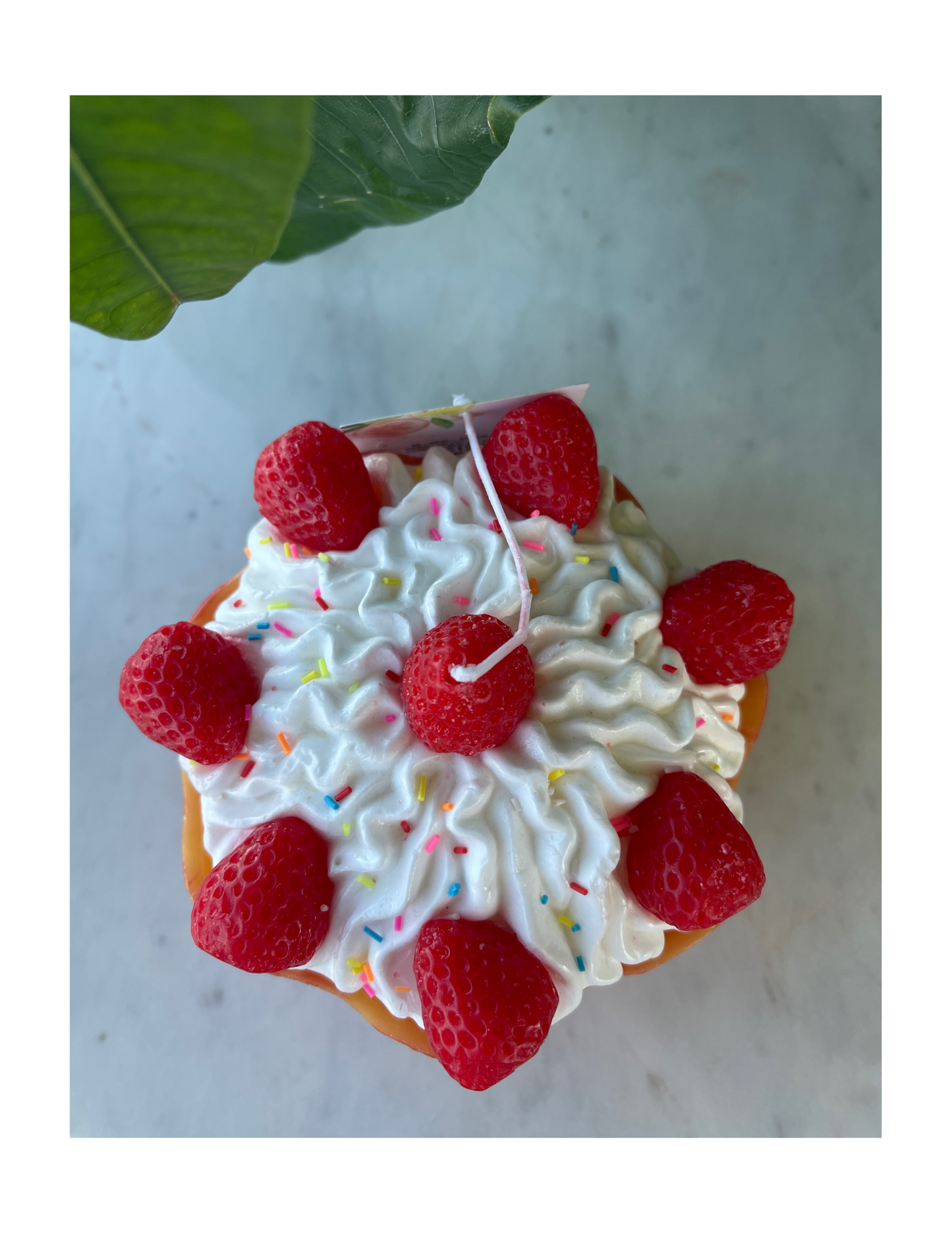 Bougie Tarte aux Fraises