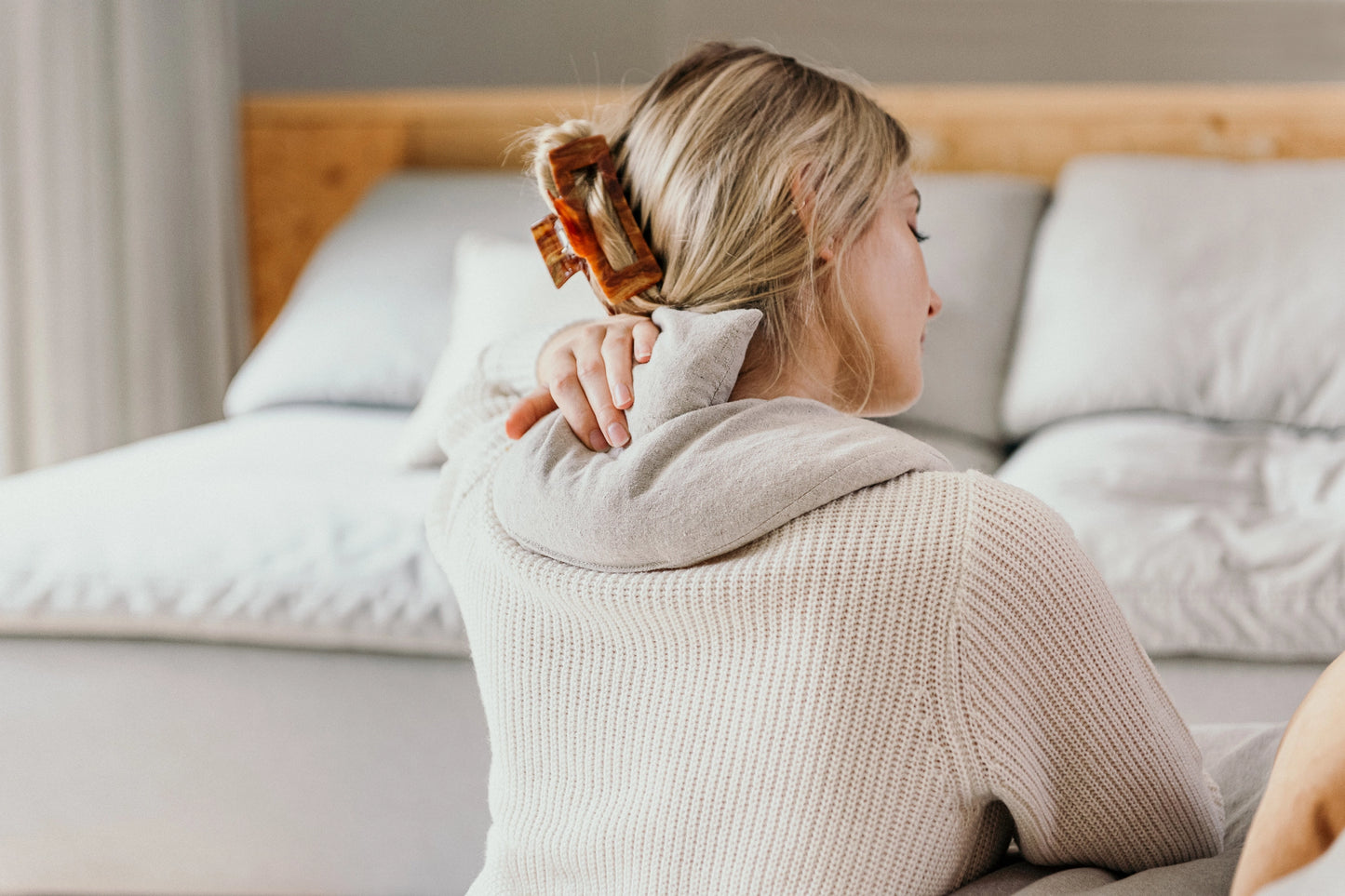 Shoulder Heating Pad (Organic Hemp and Cotton Sand)