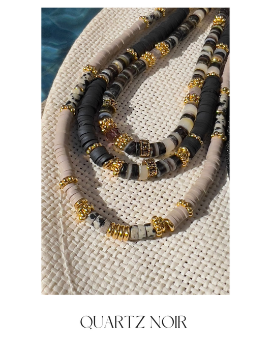 Collier Quartz noir