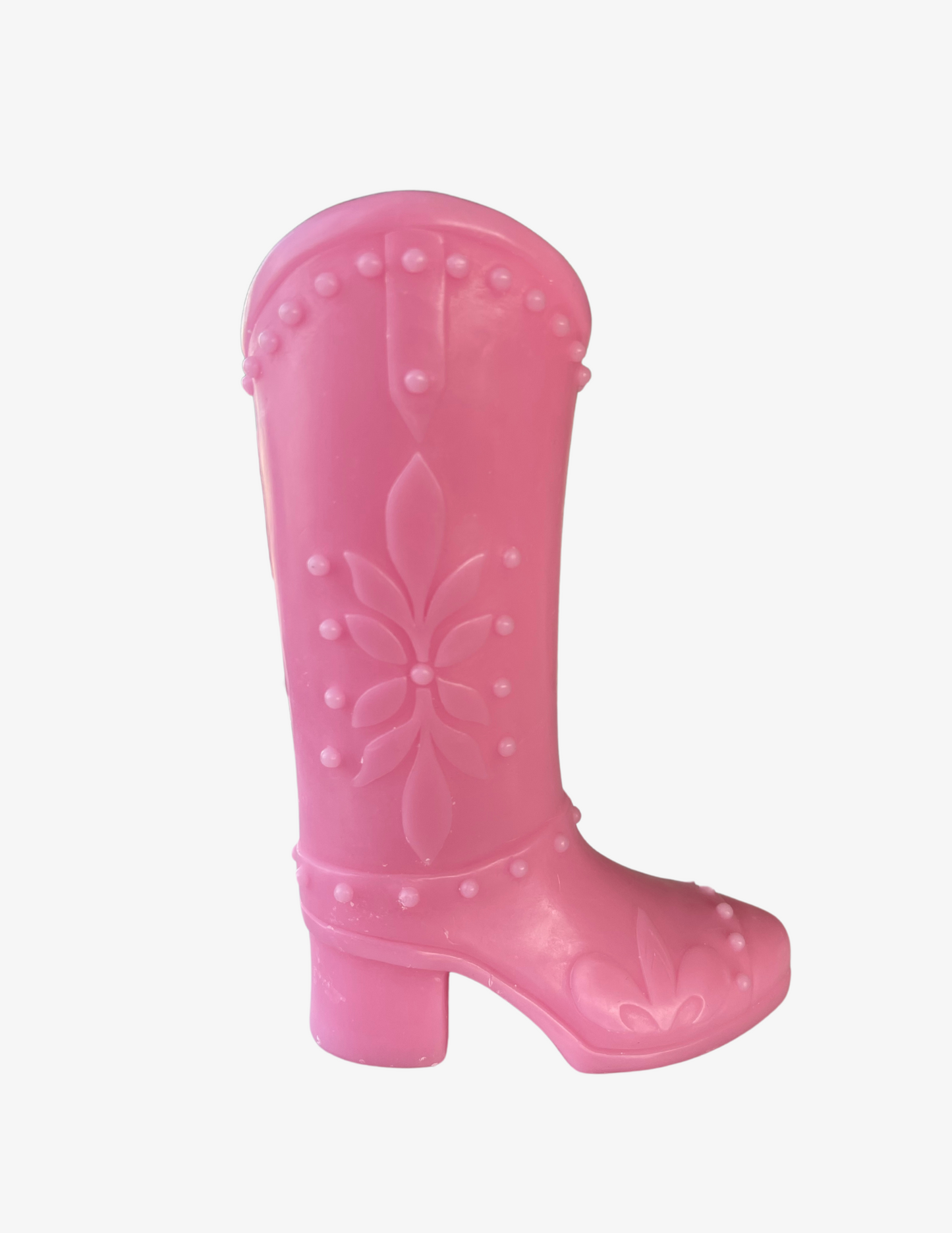 Pink Boot candle