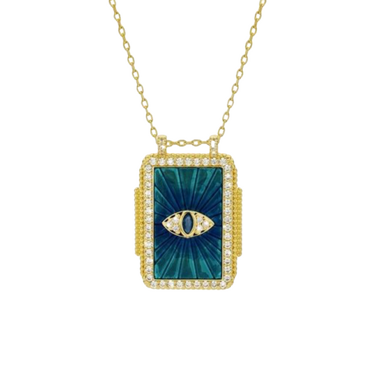 Collier Eye blue